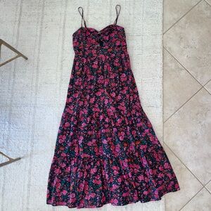 Anna Grace floral maxi dress